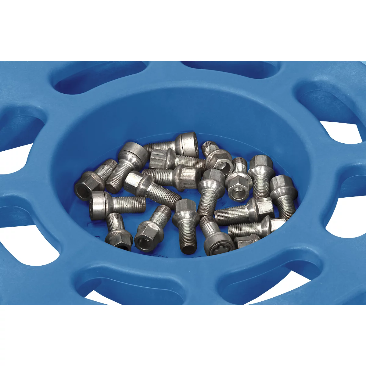 Rouleur pour pneus Tyre Trolley, pour pneus grande taille, en polypropylène, Ø 700 mm, jusqu'à 180 kg