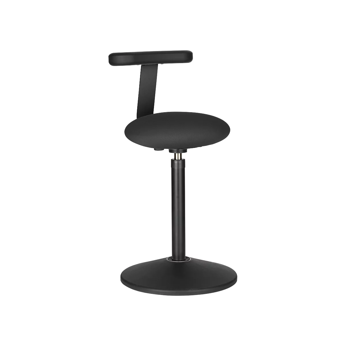 ROVO SOLO zit/stakruk, met monopad, polyamide 3D-weefsel, zwart/zwart