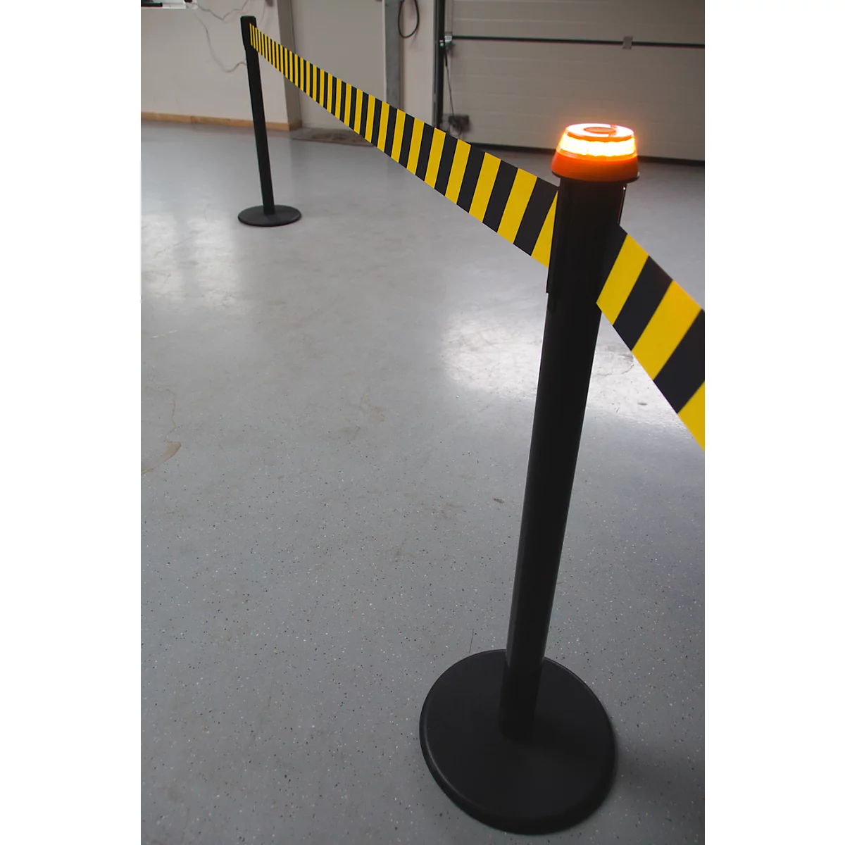 RS-GUIDESYSTEMS LED Blinklicht-Set mit Multifunktions-Aufsteckhalterung GLZH 45, 360° Sichtbarkeit, 2 Lichtstufen, magnetische Haftfähigkeit, wasserdicht