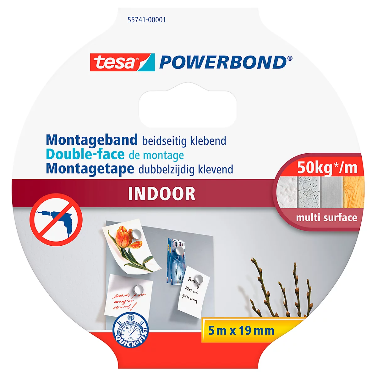 Ruban adhésif double face Powerbond® Indoor tesa