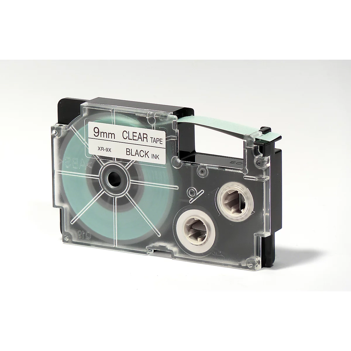 Ruban pour titreuses XR-9X1 CASIO®, 9 mm de largeur, transparent