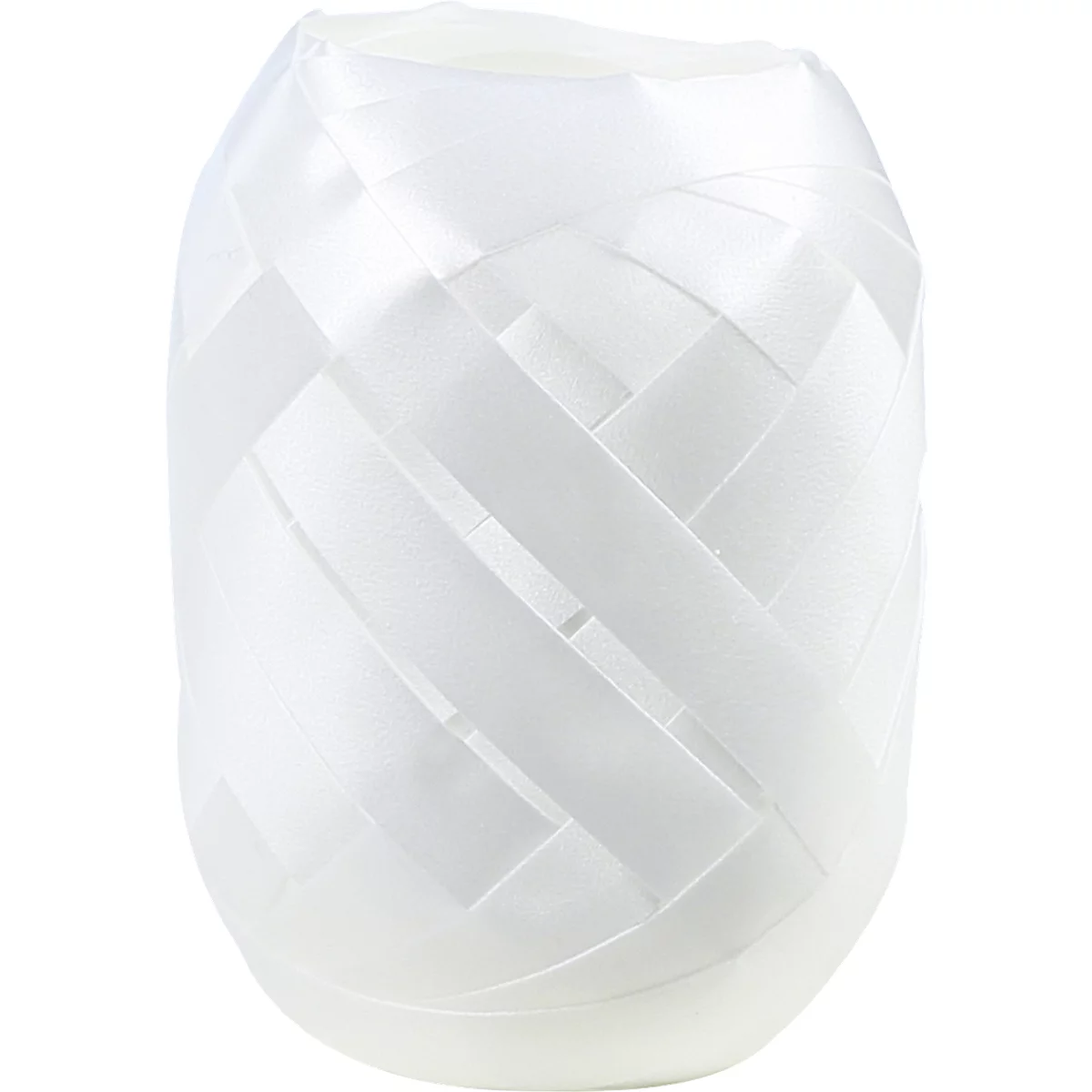 Rubans cadeau Clairefontaine rubans annelés, 24 pcs,10m x 7mm, brillant, lisse, noir, blanc, assorti