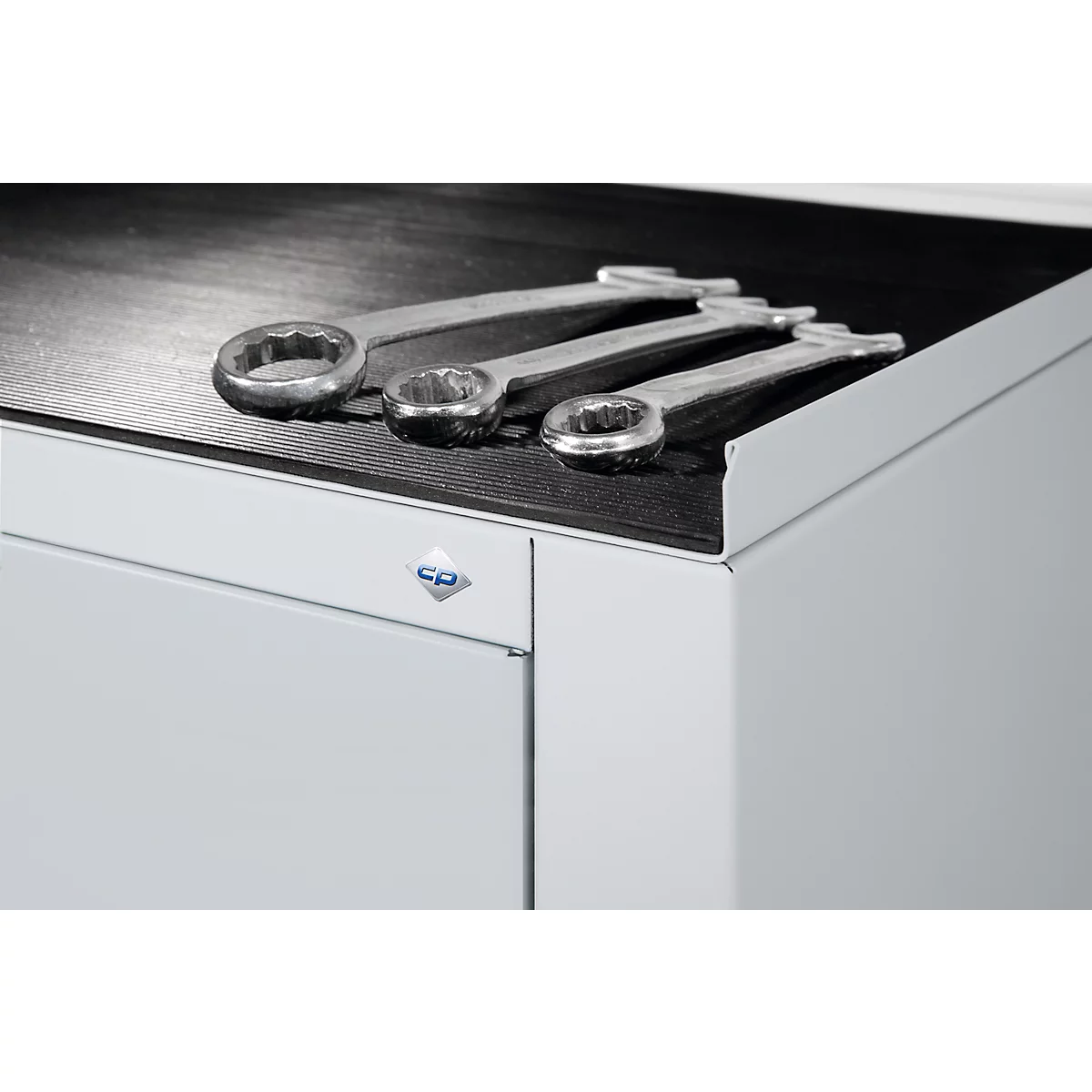 Rubberen scoremat voor gereedschapskasten met afmetingen B 1000 x D 500 mm