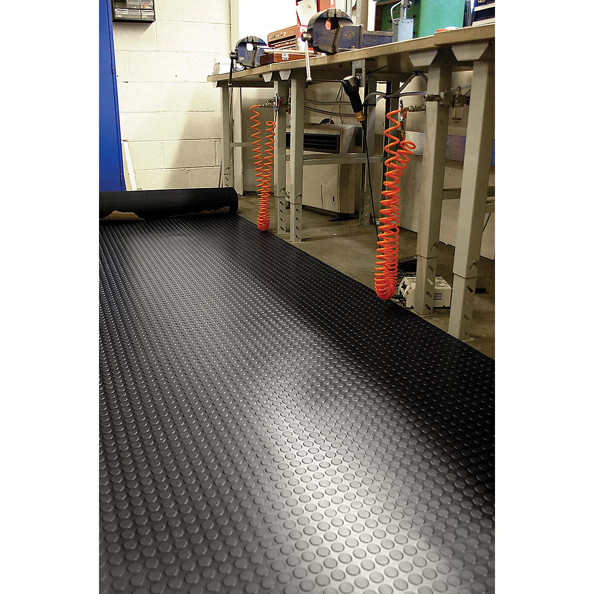 Rubberen vloermat COBAdot Nitrile, m1 x B 1200 mm, materiaaldikte 3 mm