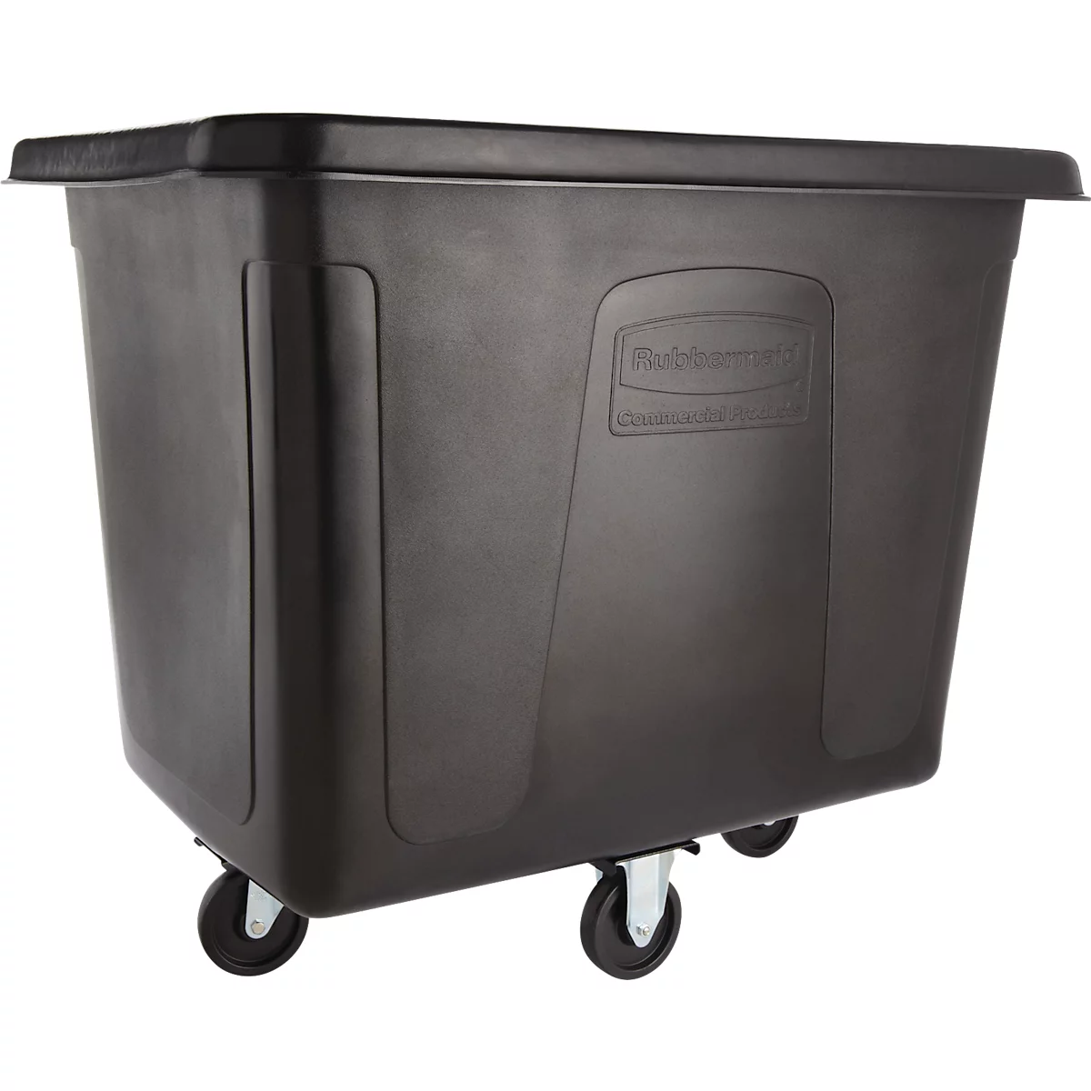 Rubbermaid Cube Truck transportbak, 0,45 m³, tot 227 kg, met wielen, zwart