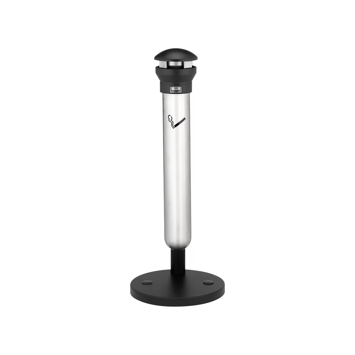 Rubbermaid Standascher Infinity, Vollmetall, mit 4,9 L Inneneimer, für Außenbereich