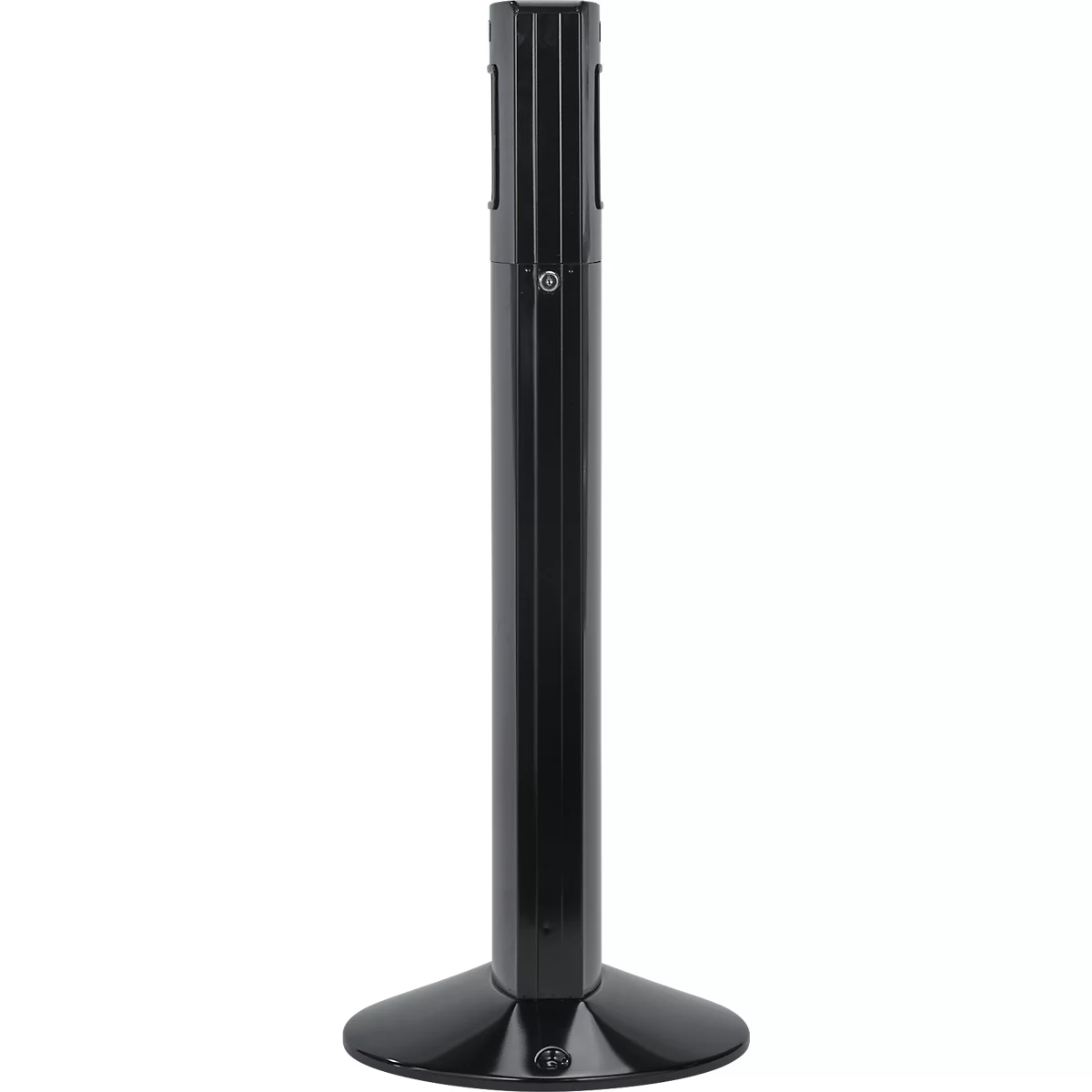 Rubbermaid Standascher Metropolitan, Aluminium, mit 6 L Inneneimer, für Außenbereich, schwarz