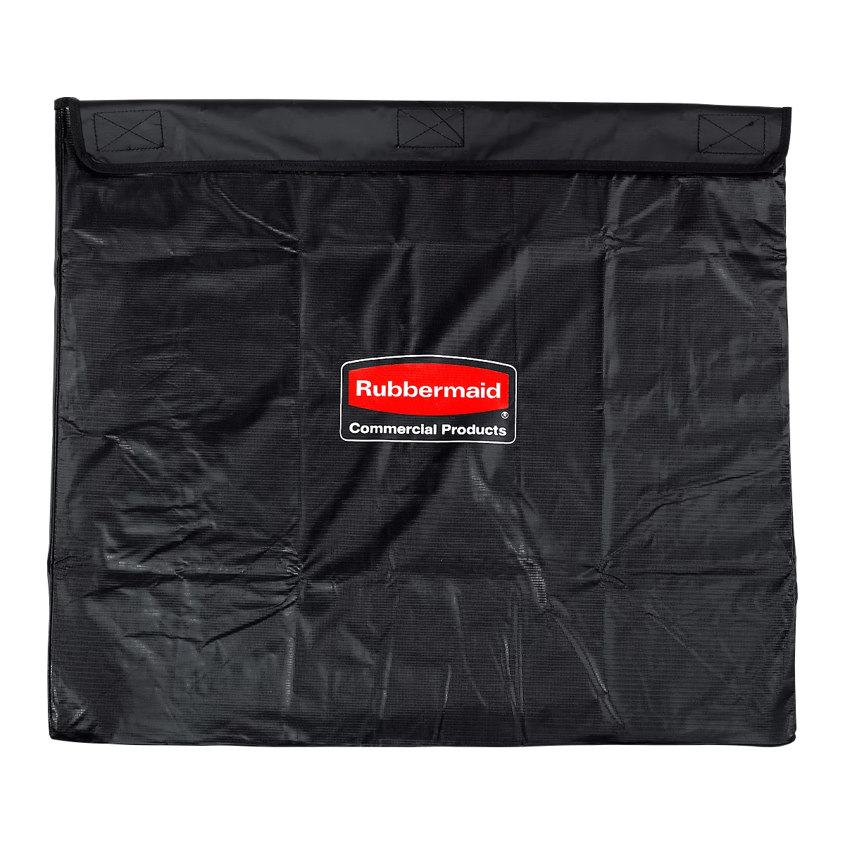 Schwarze Tragetasche mit Rubbermaid-Logo.