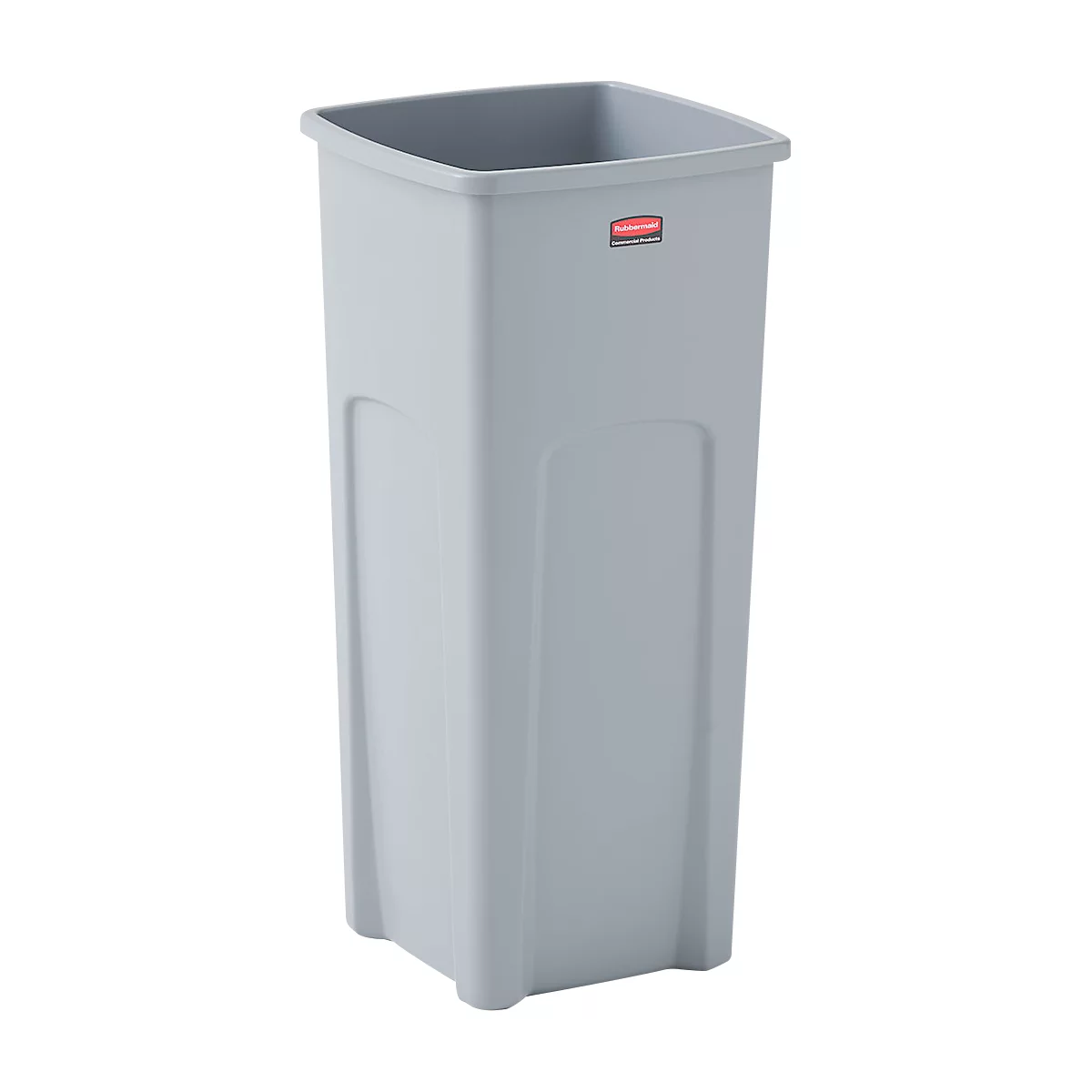 Rubbermaid Untouchable® afvalbak, zonder recyclinglogo, 87 liter, grijs
