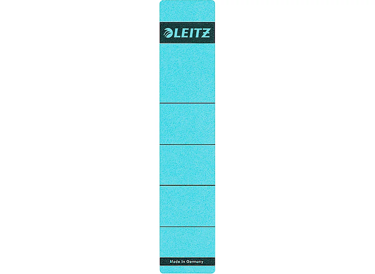 Rückenschild LEITZ®, Rückenbreite 50 mm, selbstklebend, 10 Stück, blau