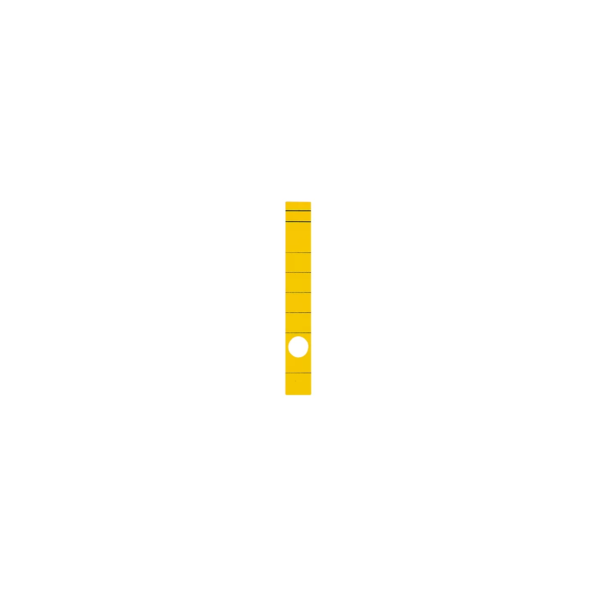 Rückenschild, Rückenbreite 39 mm, selbstklebend, 10 Stück, gelb