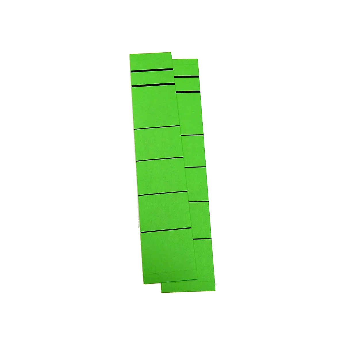 Rugetiket, rugbreedte 39 mm, zelfklevend, 10 stuks, groen