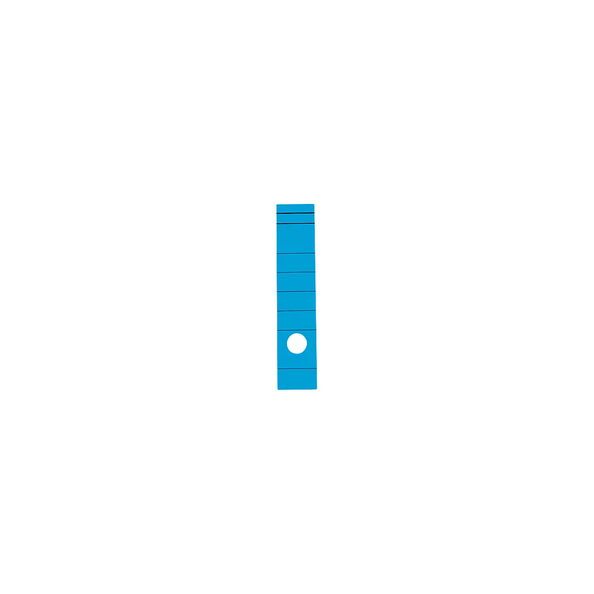 Rugetiket, rugbreedte 60 mm, zelfklevend, 10 stuks, blauw