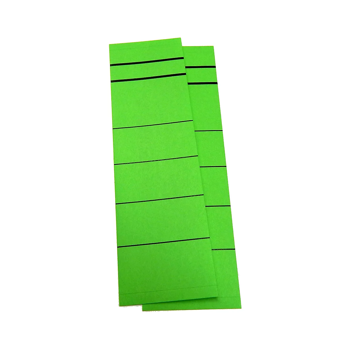 Rugetiket, rugbreedte 60 mm, zelfklevend, 10 stuks, groen