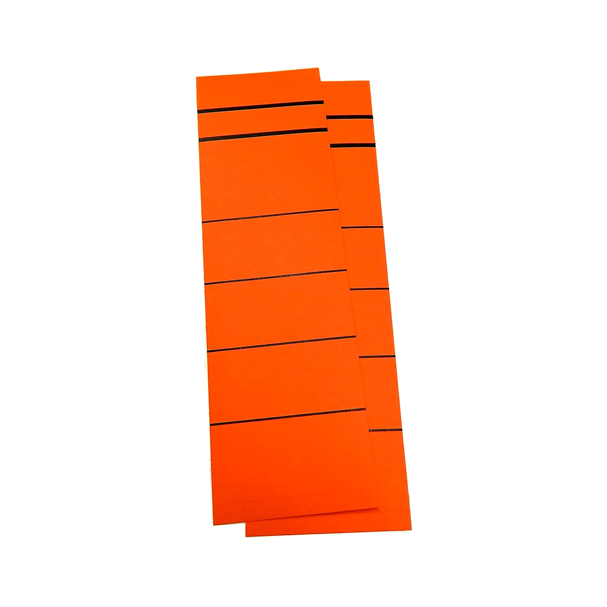 Rugetiket, rugbreedte 60 mm, zelfklevend, 10 stuks, rood