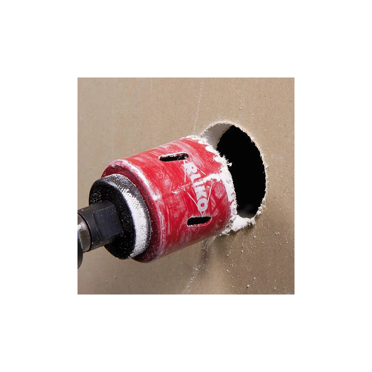 RUKO Lochsäge HSS-Bi-Metall, Ø 25 mm, Schnitt-Tiefe 38 mm, variable Zahnung, für Metall und Holz