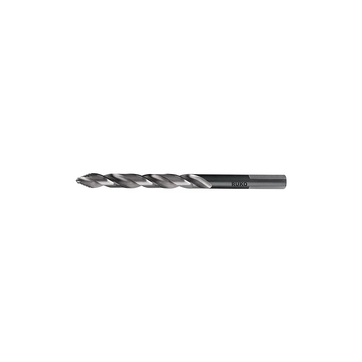 RUKO Spiralbohrer ULTIMATECUT FS, Ø 3,5 mm, DIN 338 Typ N, HSS blank/brüniert, Flowstep-Spitze, 3-Flächenschaft