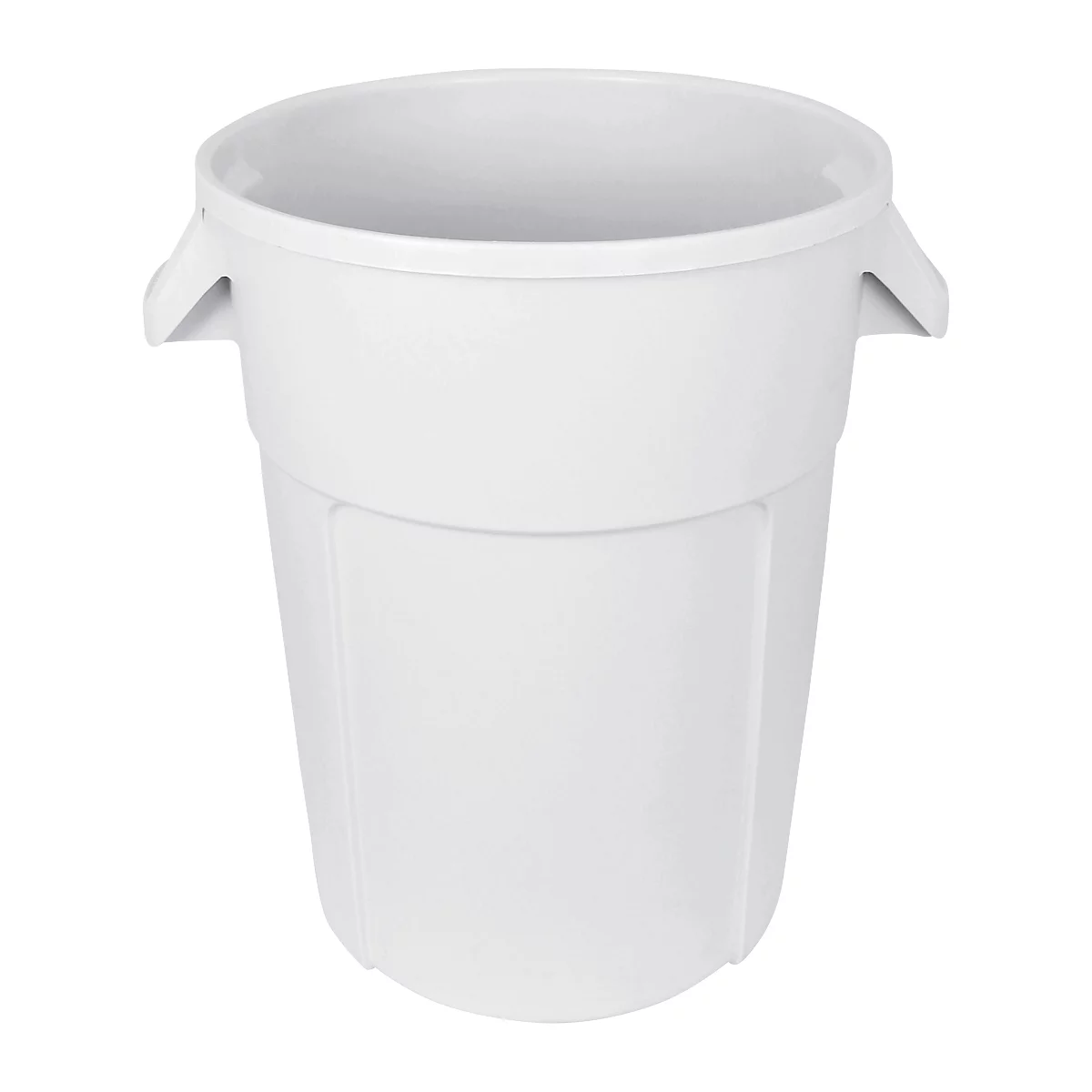 Rundbehälter, lebensmittelecht, 120 l, weiß