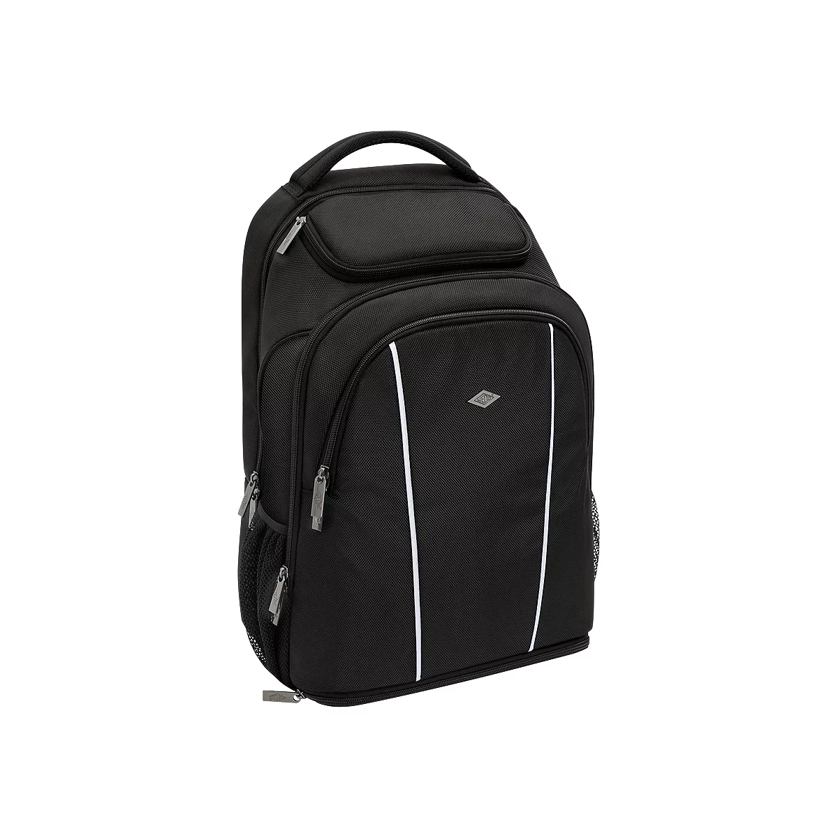 Sac à dos Business WEDO, polyester, compartiments pour Notebook/tablette, Dossier rembourré, 28 L, noir
