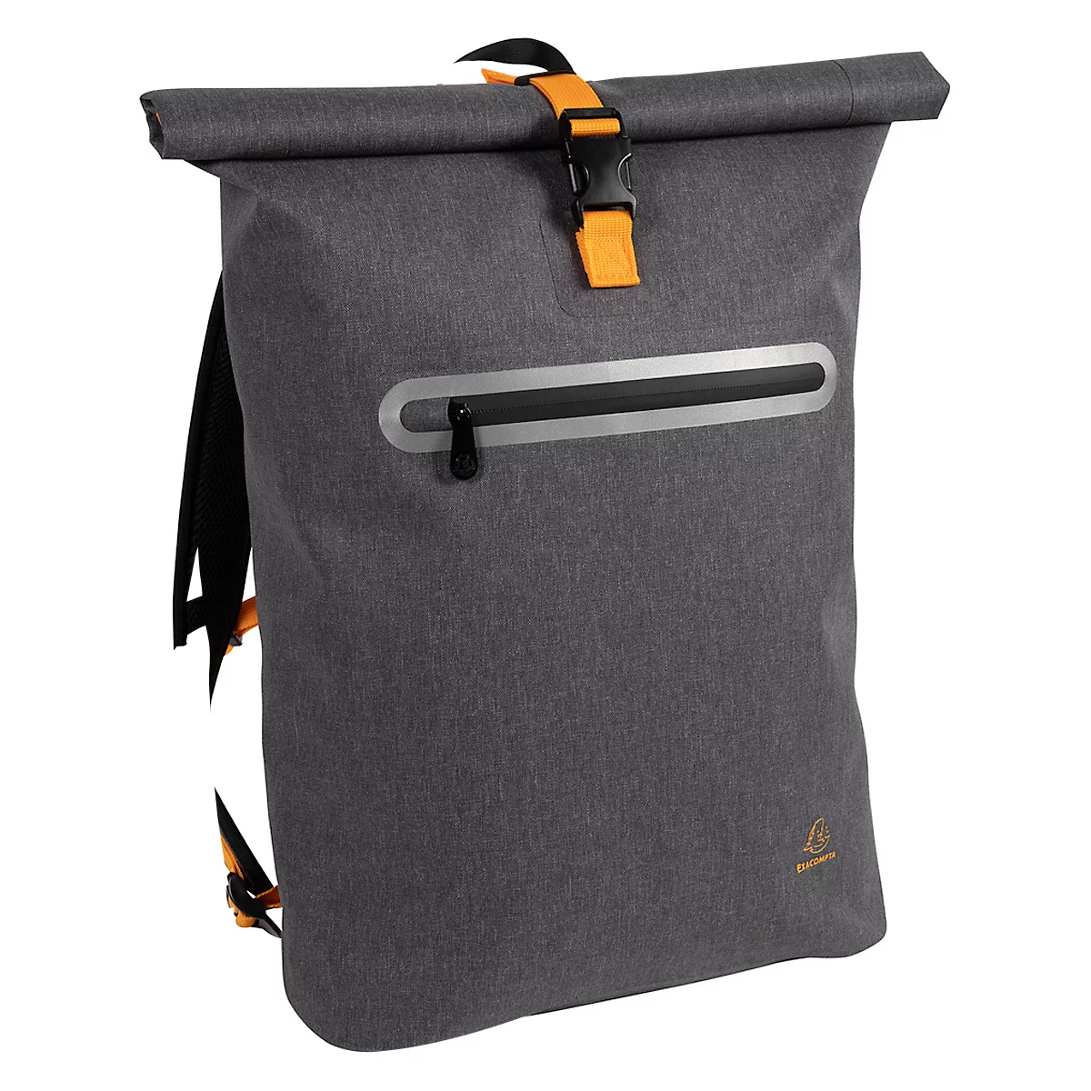 Sac à dos Exacompta Exactive Young, pour ordinateurs portables jusqu'à 15,6'', étanche, L 330 x P 140 x H 480 mm, polyuréthane, gris