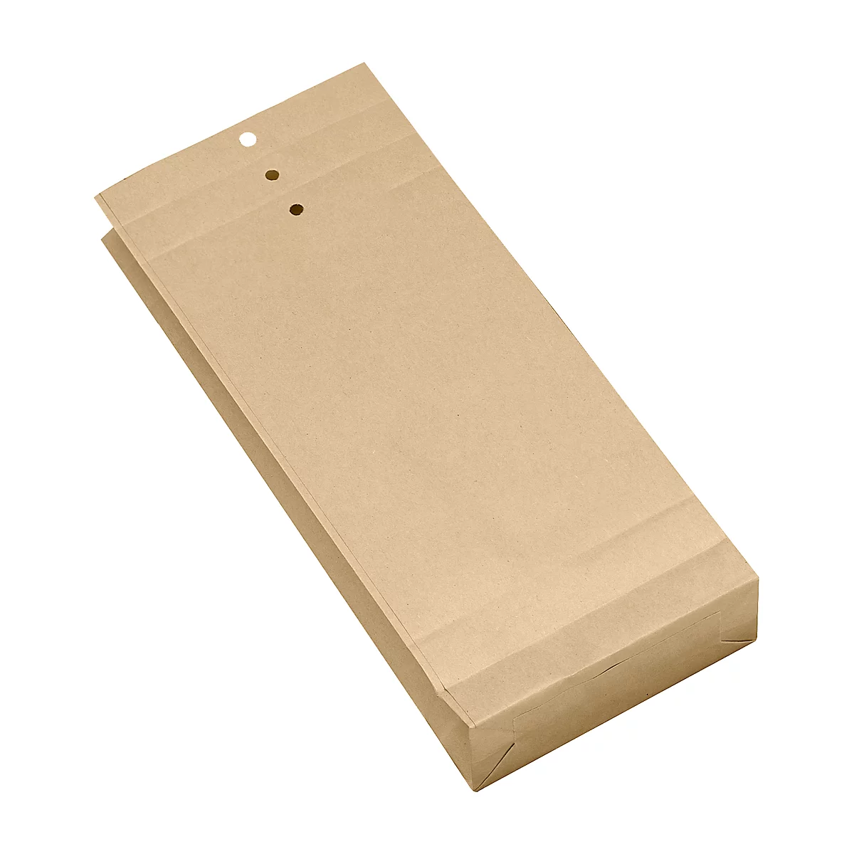 Sac à échantillons, brun, 345 x 140 x 50 mm