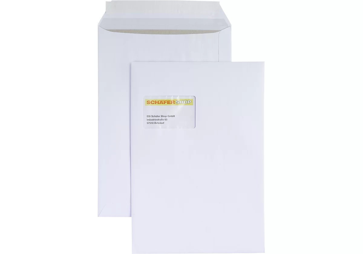 Enveloppes - Blanc (Blanc d'hiver)~165 x 165 mm, 120 g/qm Offset