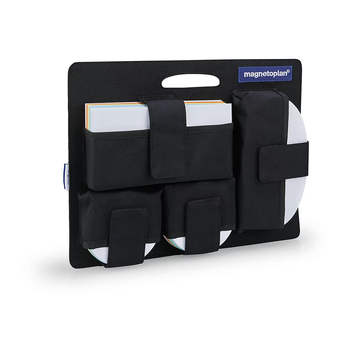 Sac de présentation magnetoplan®, avec kit de 1300 p., polyester, noir, avec poignée