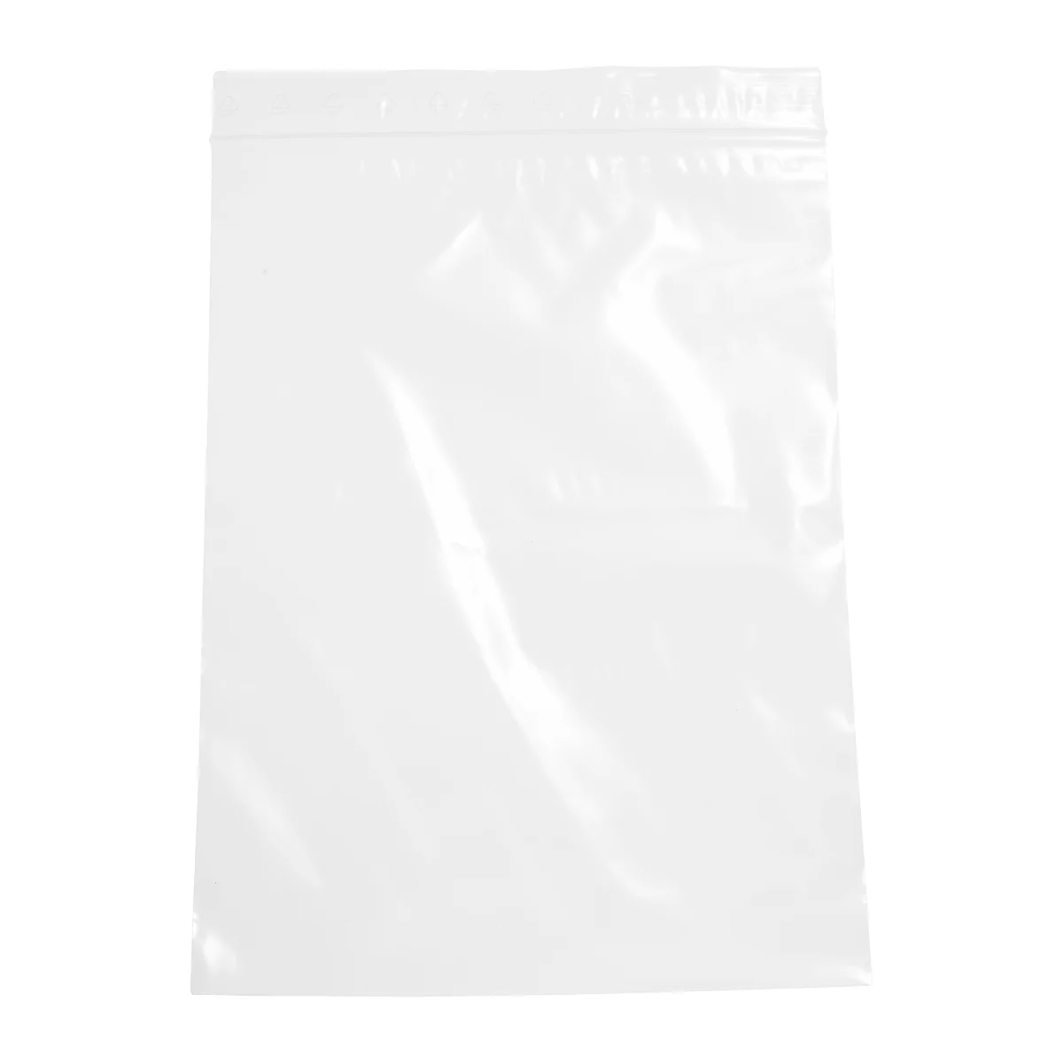 1000 Sachets zip transparent 50µ 100x100