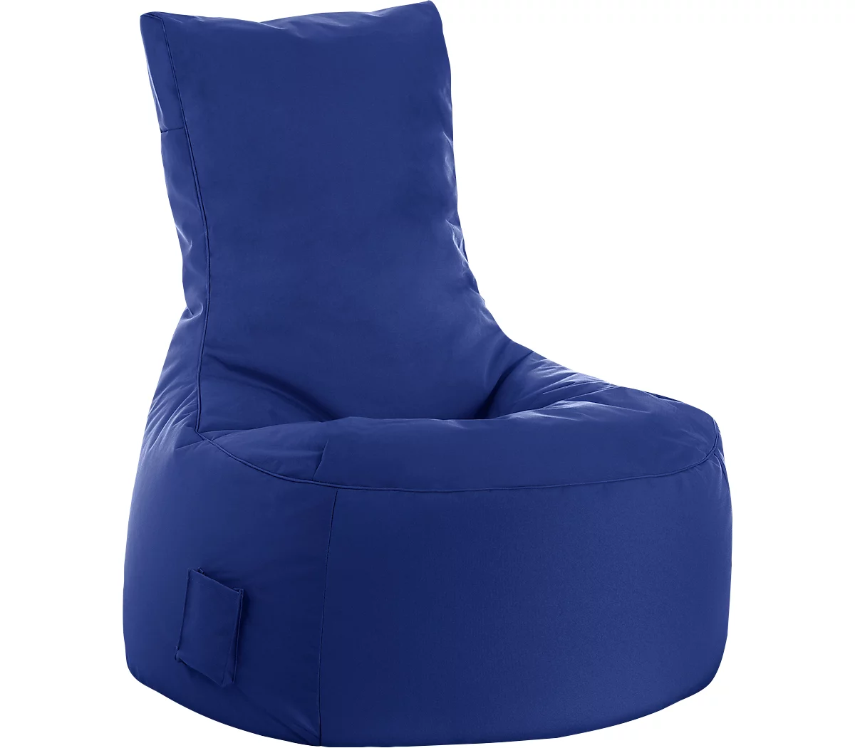 Saco de asiento swing scuba®, 100% poliéster, lavable, An 650 x P 900 x Al 950 mm, azul oscuro