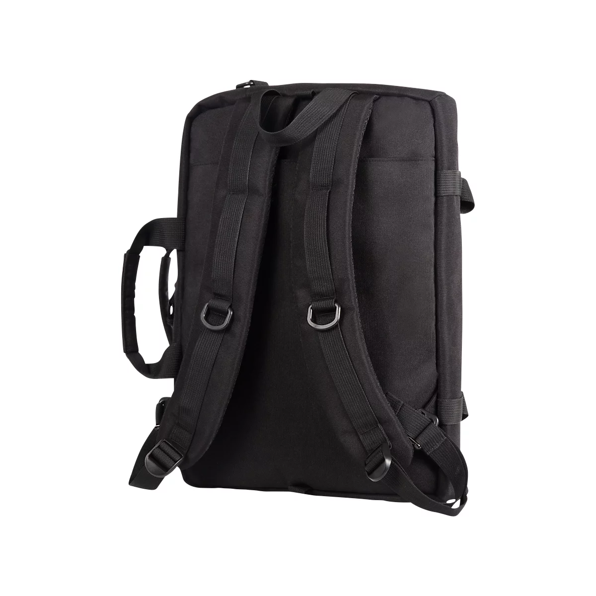 Sacoche pour ordinateur portable LIGHTPAK®, 3-en-1, pour 1 ordinateur portable jusqu'à 15.6'', compartiment principal &amp; poche zippée, bandoulière détachable, PET recyclé, noir