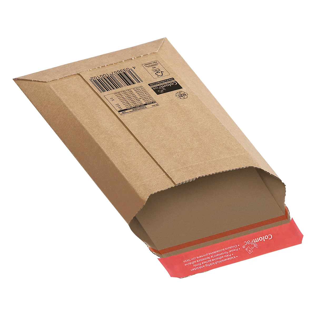 Sacs d’expédition en carton ondulé, 150 x 250 mm, 20 p.