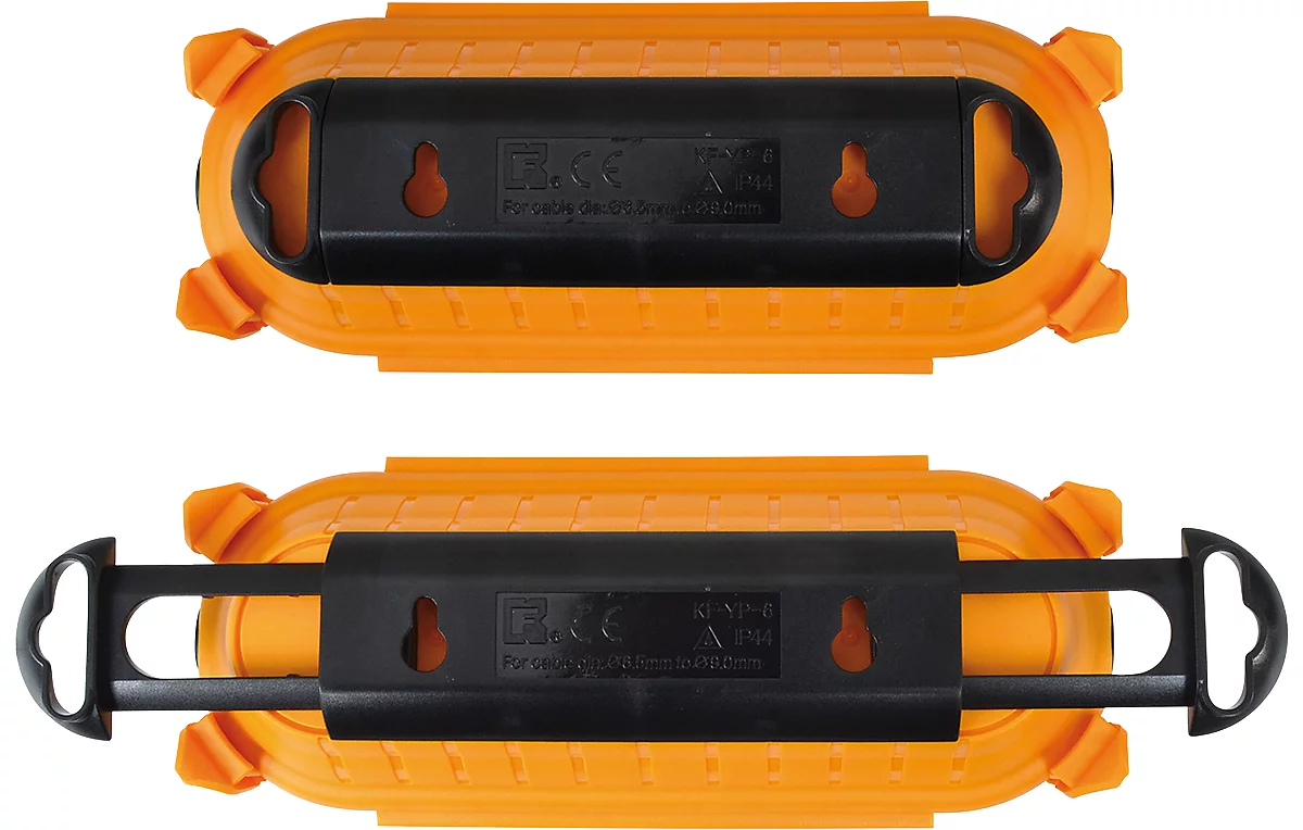 Safe-Box für Kabel, gelb, Schutzklasse IP44, extragroß, für Innen- und Außenbereich