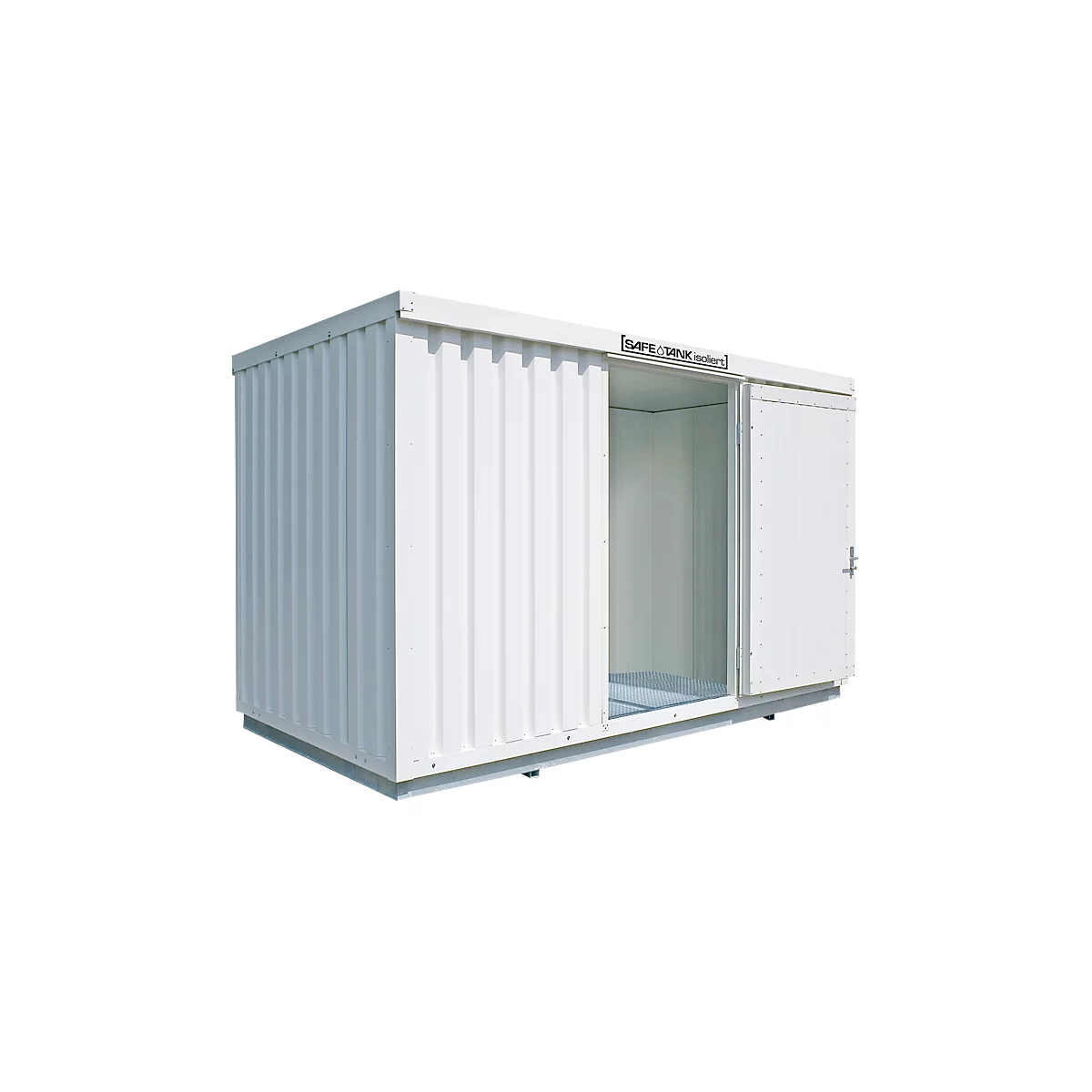 SAFE Tank STI 1350 isoliert, 4005 x 2170 mm, für aktive/passive Lagerung entzündbarer Stoffe