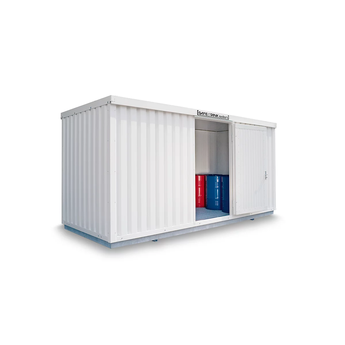 SAFE Tank STI 1700 isoliert, 5080 x 2170 mm, für aktive/passive Lagerung entzündbarer Stoffe