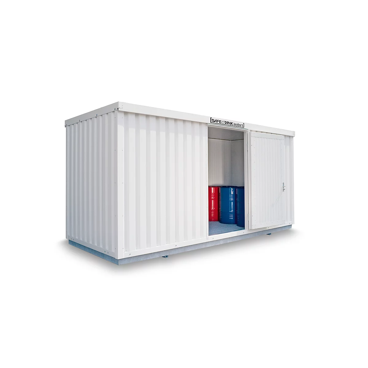 SAFE Tank STI 1700 isoliert, 5080 x 2170 mm, für nicht brennbare wassergefährdende Stoffe