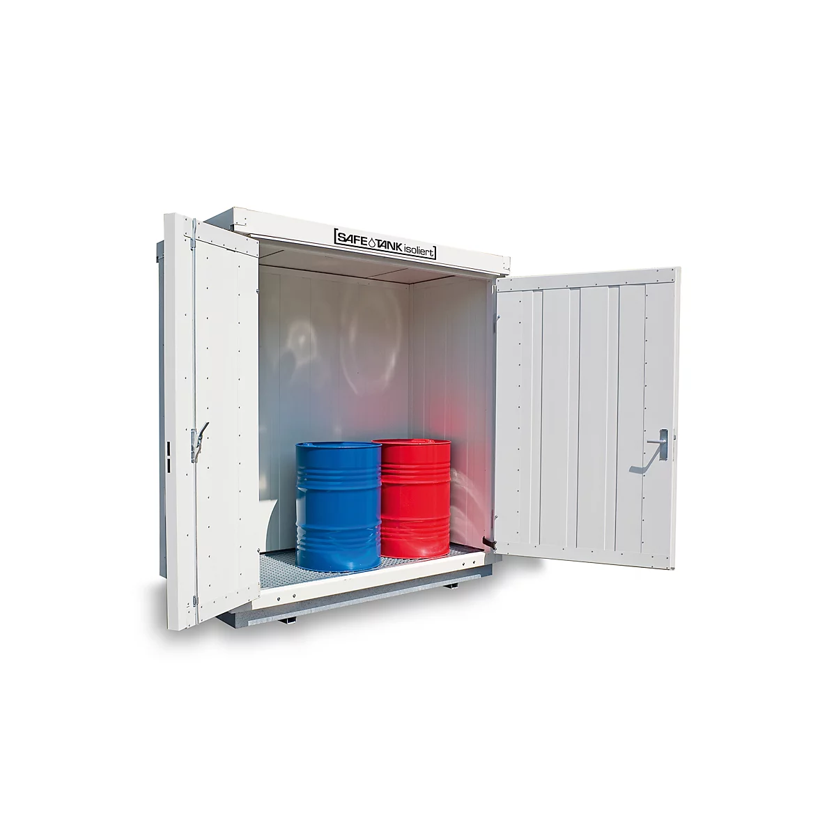 SAFE Tank STI 300, isoliert, 2100 x 1140 mm, für aktive/passive Lagerung entzündbarer Stoffe