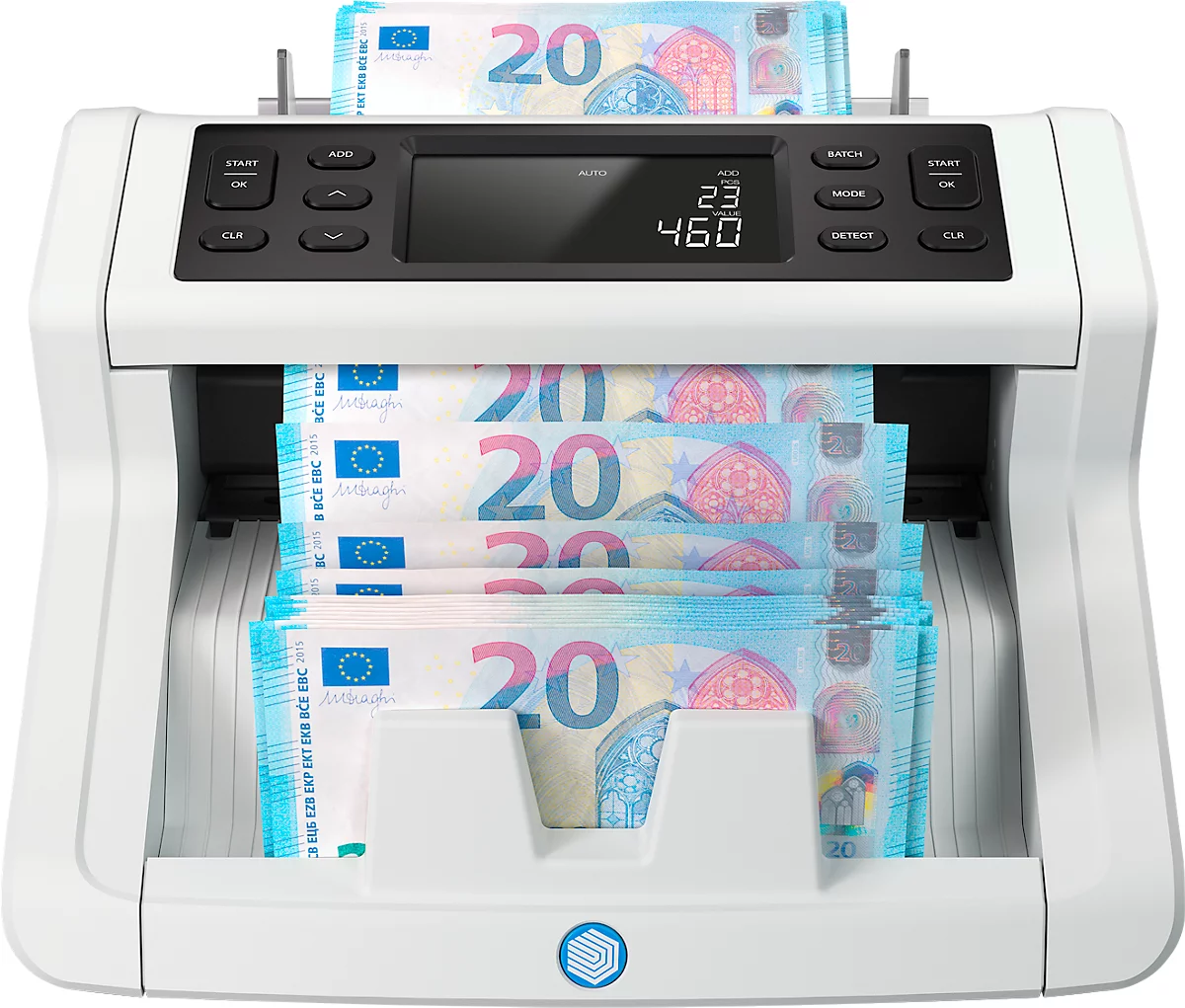 Safescan 2265 bankbiljettenteller met waardetelling, tot 1.200 biljetten/min., optel- en bundelfunctie
