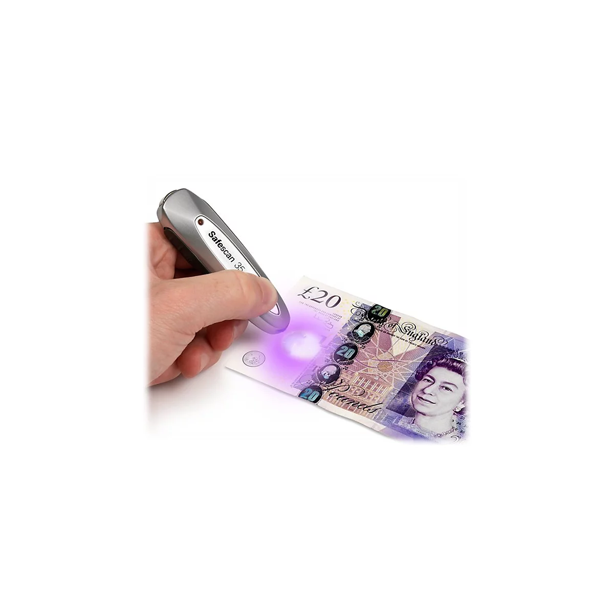 Safescan 35 - Tragbares Banknotenprüfgerät - Grau