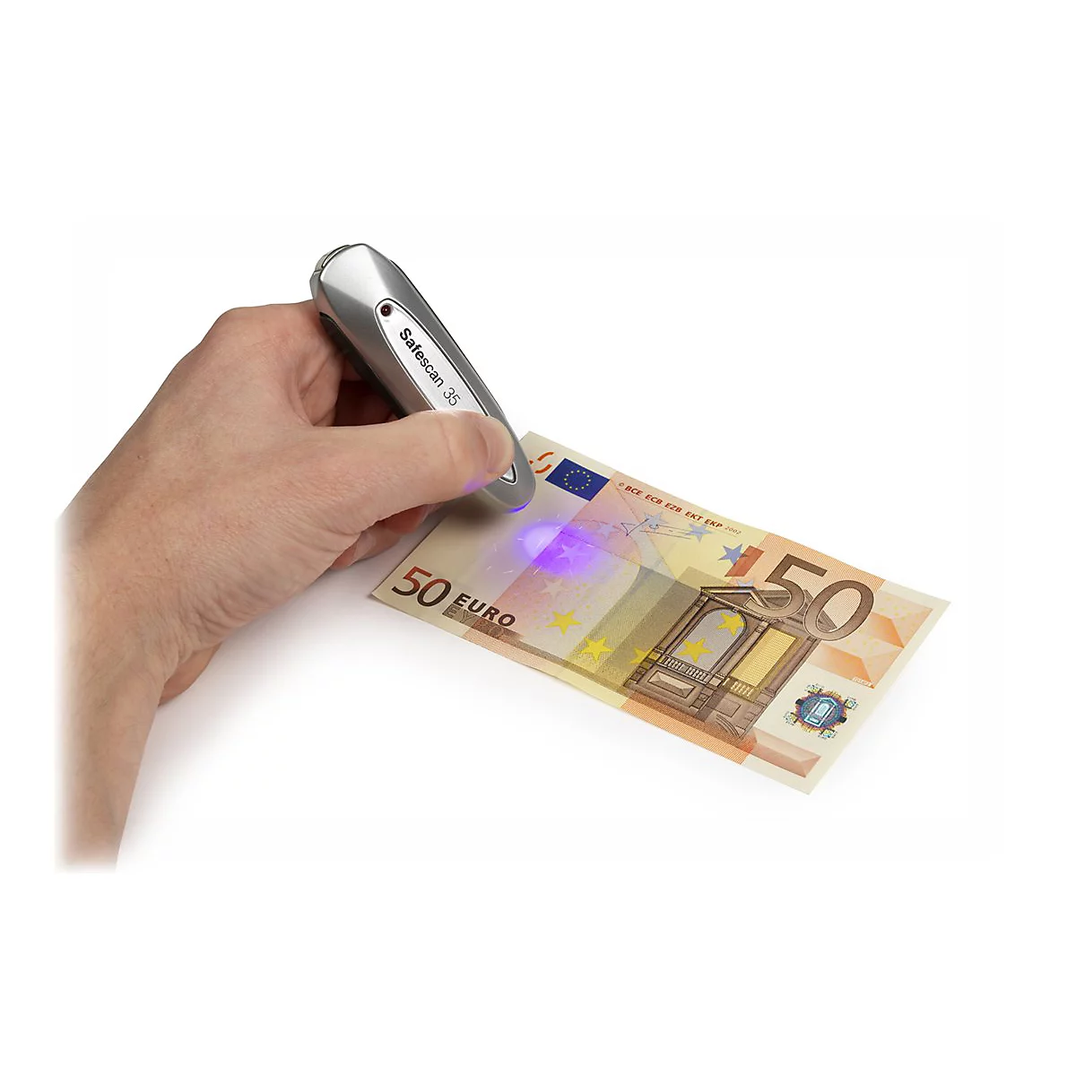 Safescan 35 - Tragbares Banknotenprüfgerät - Grau