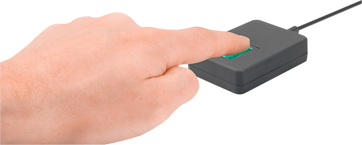 Safescan USB-vingerafdruklezer TimeMoto FP-150, die door vingerafdruk op om het even welke PC stempelen