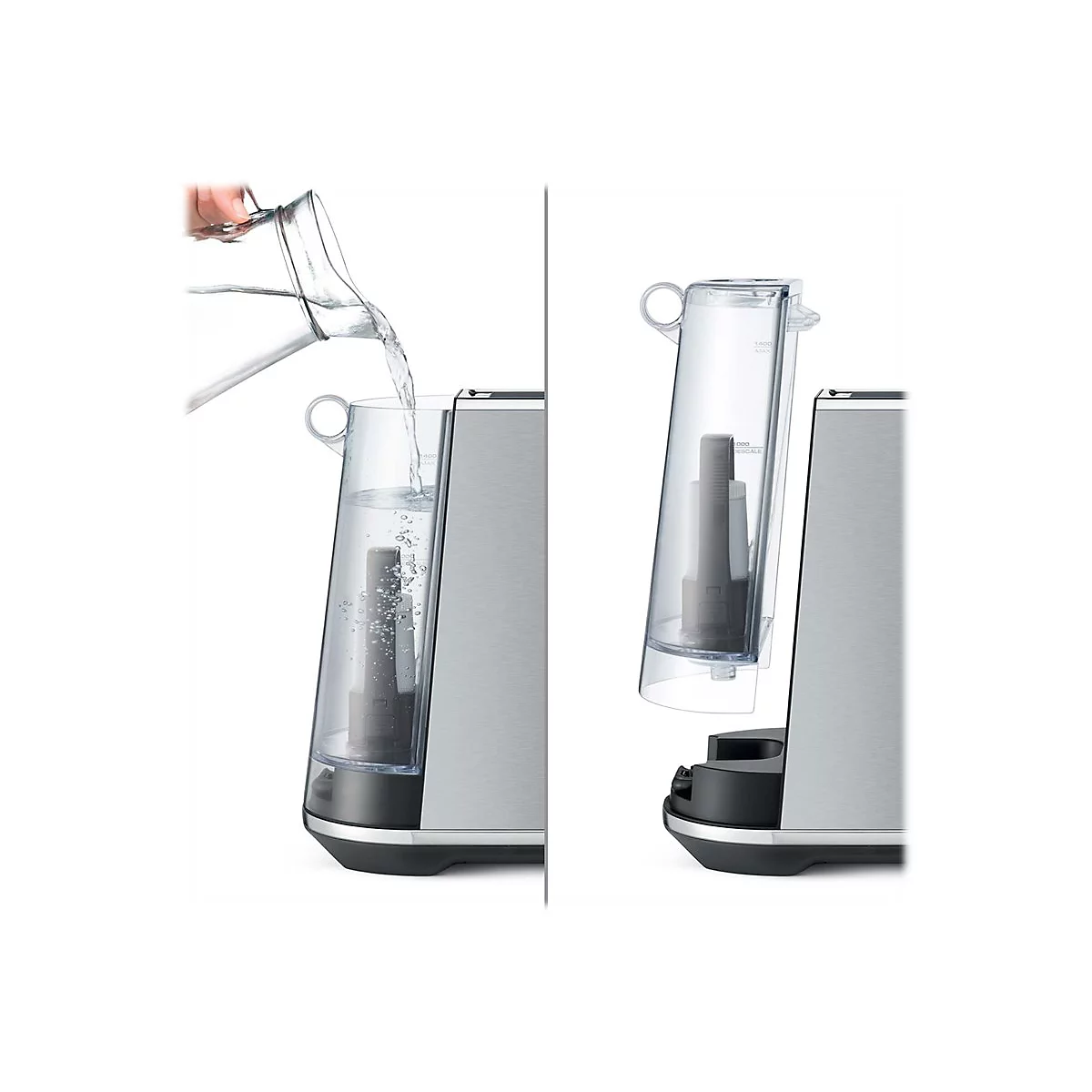 Sage SES450BSS4EEU1 the Bambino - Kaffeemaschine mit Milchaufschäumer - 9 bar - gebürsteter rostfreier Edelstahl