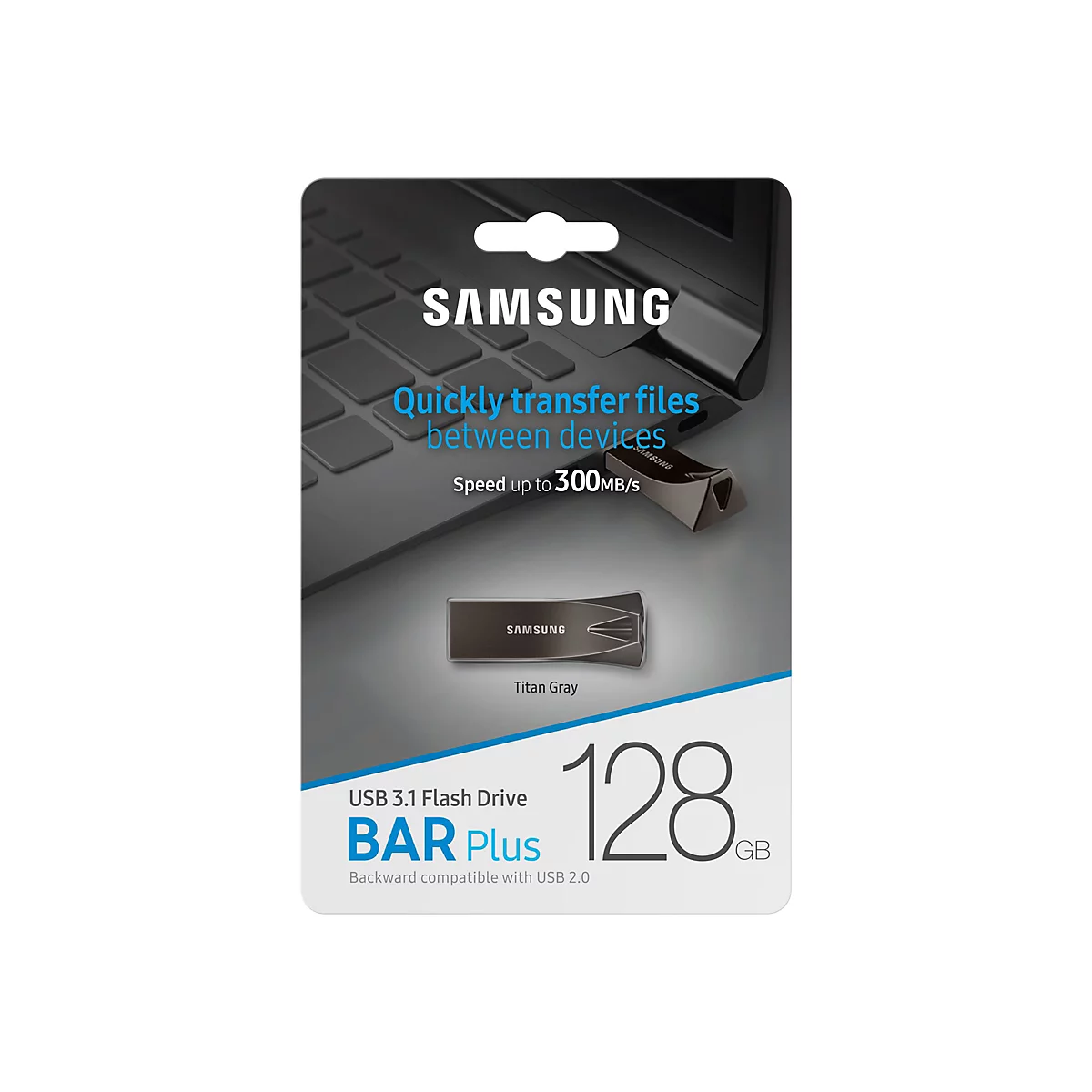 Samsung BAR Plus MUF-128BE4 - clé USB - 128 Go