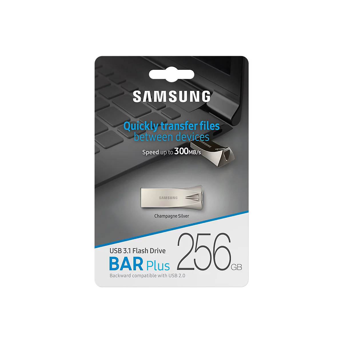 Samsung BAR Plus MUF-256BE3 - USB-Flash-Laufwerk - 256 GB