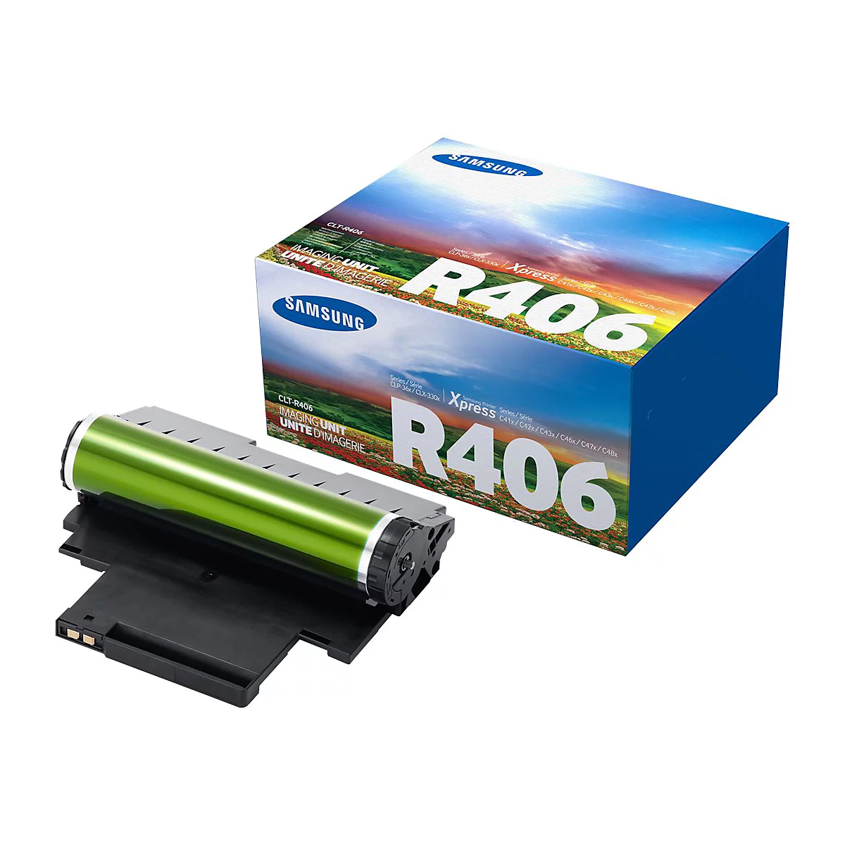 Samsung CLT-R406 - Schwarz, Gelb, Cyan, Magenta - original - Druckerbildeinheit