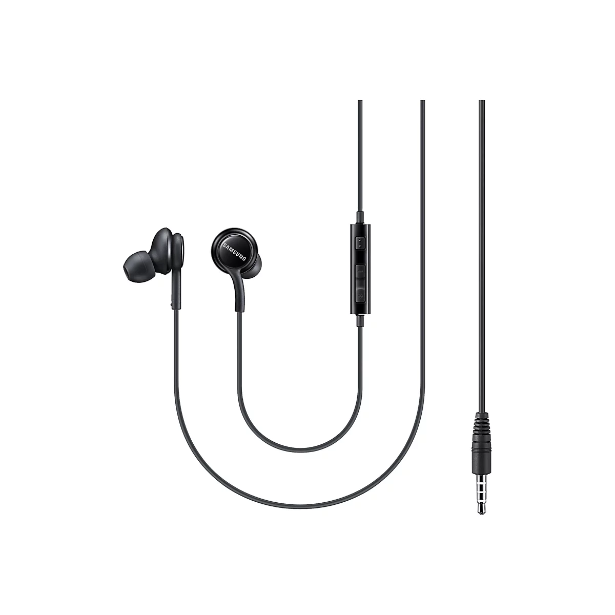 Samsung EO-IA500 - Ohrhörer mit Mikrofon - im Ohr - kabelgebunden - 3,5 mm Stecker - Schwarz