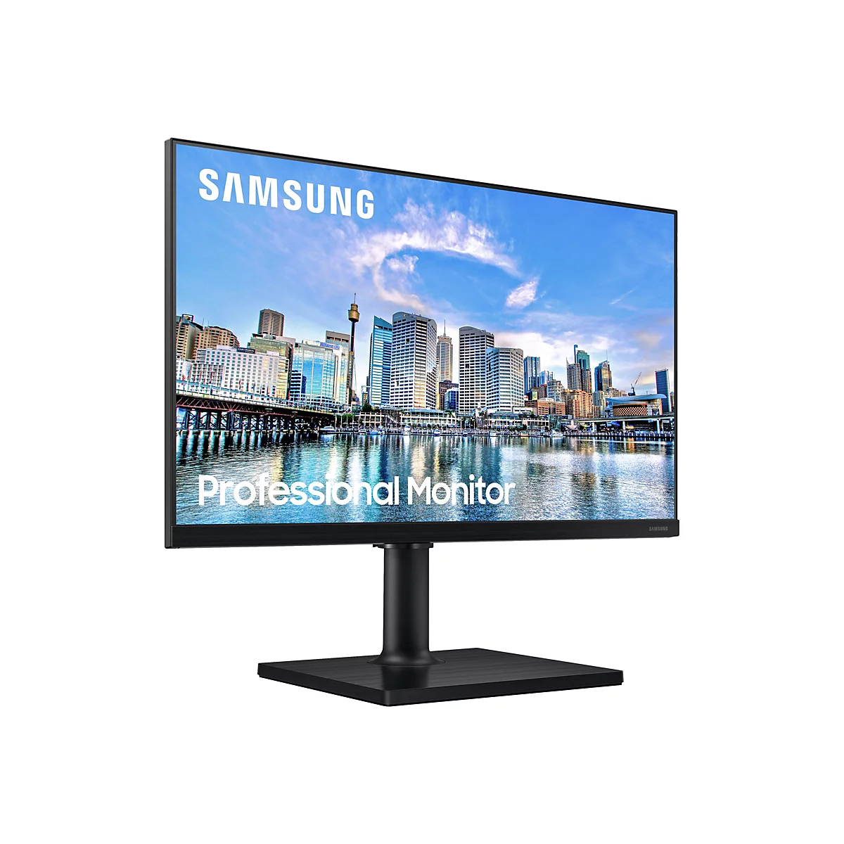 Samsung F24T450FQR - T45F Series - LED-Monitor - 60 cm (24') - 1920 x 1080 Full HD (1080p) @ 75 Hz - IPS