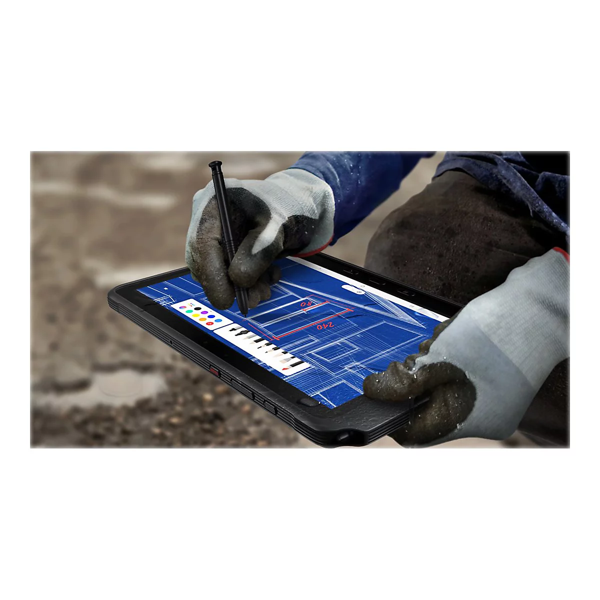 Samsung Galaxy Tab Active4 Pro - Tablet - robust - Android - 128 GB - 25.54 cm (10.1') TFT (1920 x 1200)