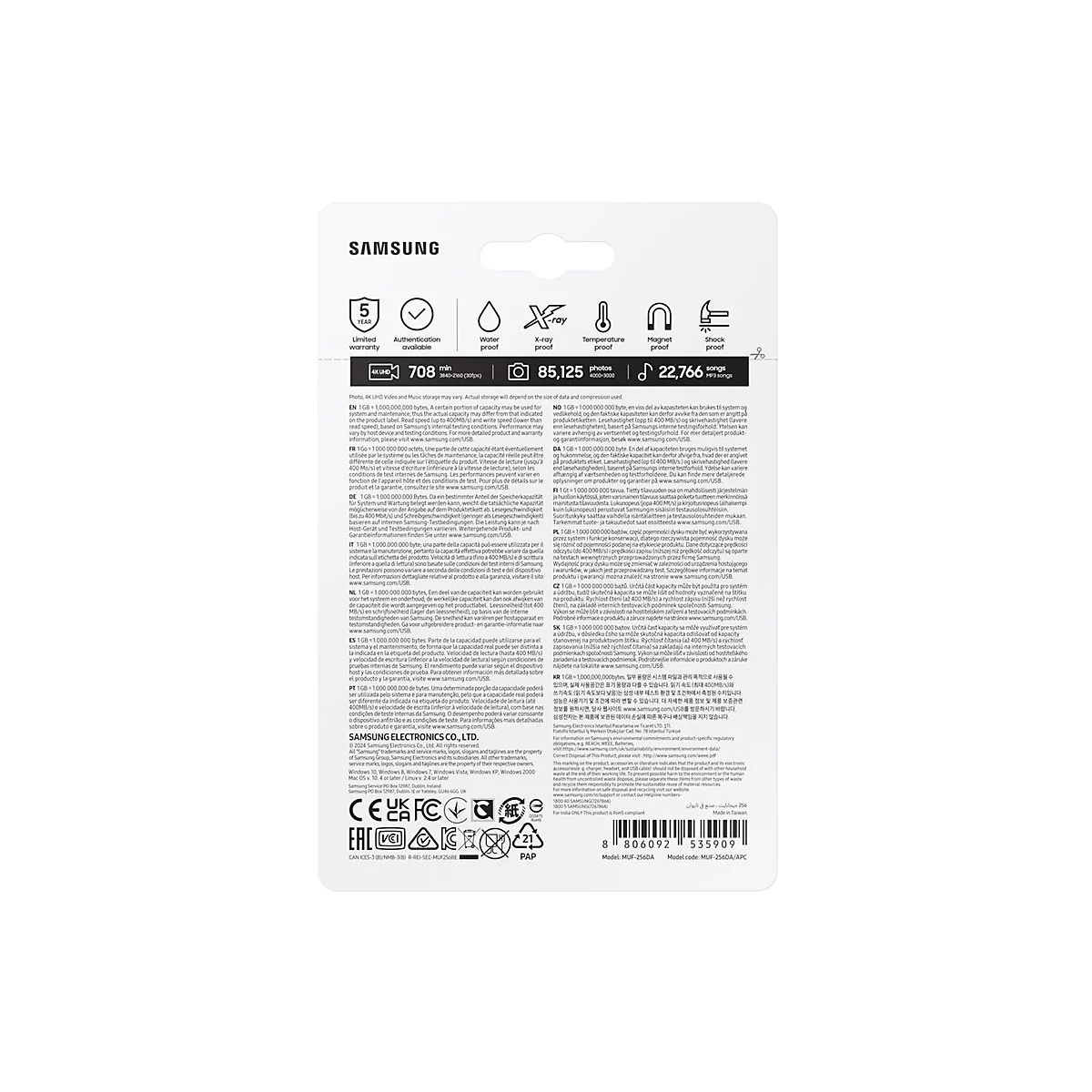 Samsung MUF-256DA - USB-Flash-Laufwerk - 256 GB