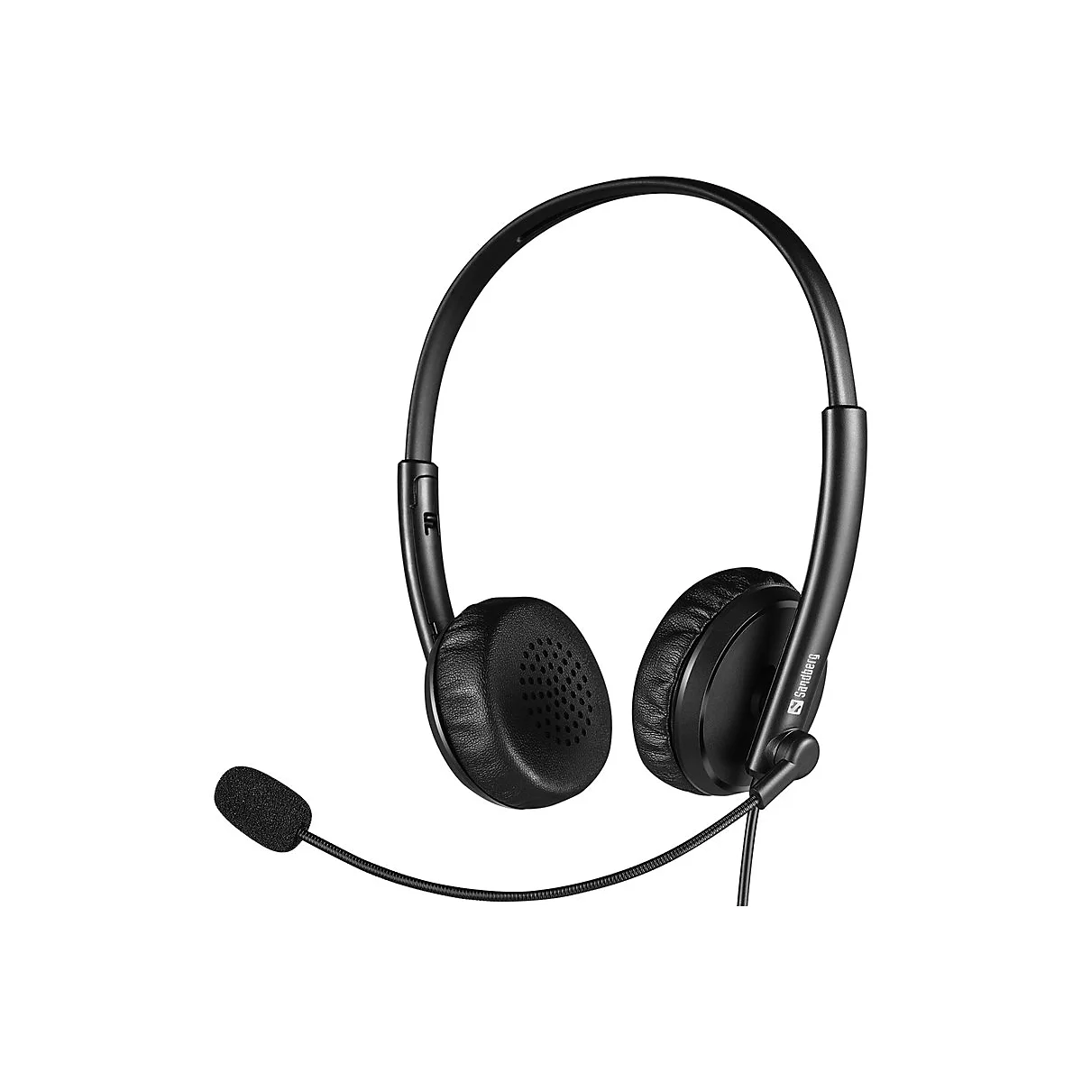 Sandberg 2in1 Office - Headset - On-Ear - kabelgebunden - 3,5 mm Stecker, USB-A