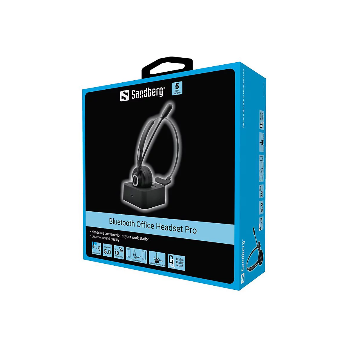 Sandberg Bluetooth Office Headset Pro - Headset - Bluetooth - kabellos